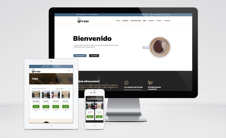 PAQU Café - E-commerce