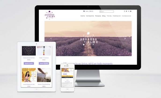 Sanando El Alma - E-commerce