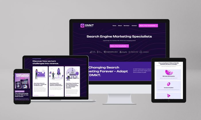Dmkt Performance - Website & SEO Optimization