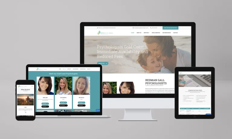 Redman Gall Psychologists website